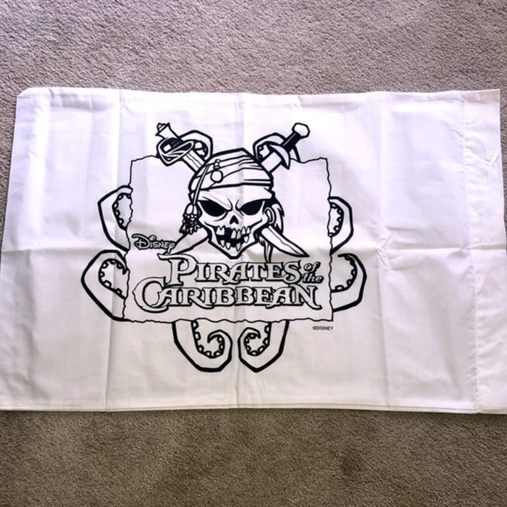 Disney Pirates of the Caribbean coloring Pillowcase Art Standard Party Favors